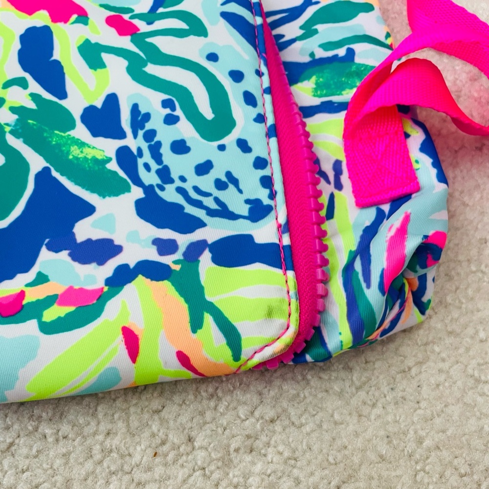 Lilly Pulitzer Draw String Foldable Bag - image 4